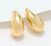 David Markstein Gold Clad Sterling Silver Premiere Droplet Teardrop Studs